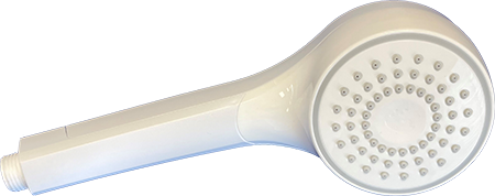 Rada witte handdouche met legionellafilter